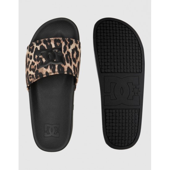 Women's Dc Platform Suede Slider Sandals ● Sale
